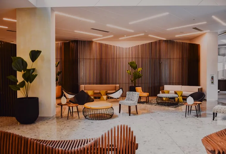 Lobby modern de hotel